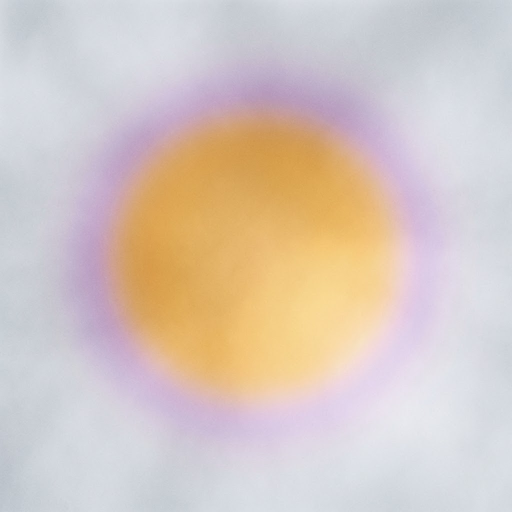 Heller, lila gelber Aura Hintergrund